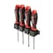 Intertool 4 pcs Screwdriver Set, Phillips & Slotted, Wall Mount Rack VT08-3434 - alternate 2